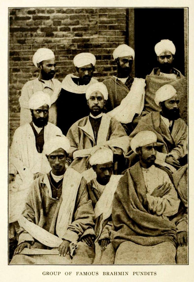 Group Of Kashmiri Pandits, 1909 - SearchKashmir